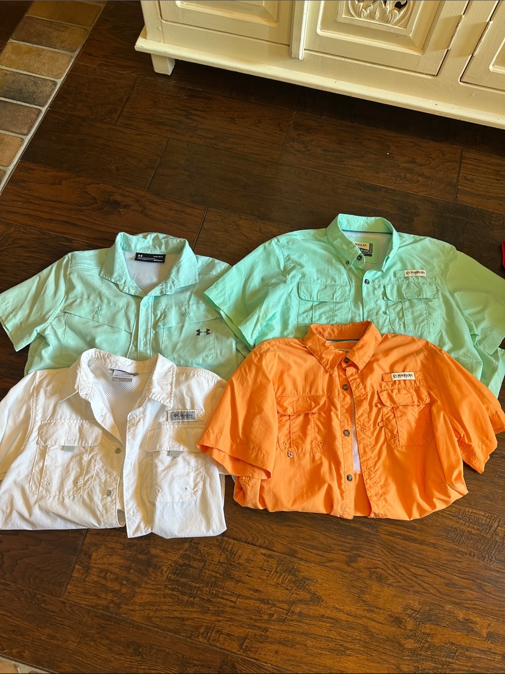 Kids Short-Sleeve Button-Front Shirts 4